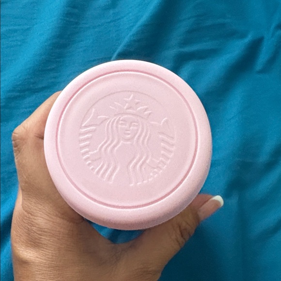 Starbucks 2023 Sakura Cherry Blossoms Bottle W Lid Shiny Blue 355 mL/12 Fl Oz - Picture 5 of 7